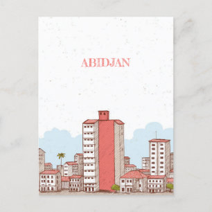 Abidjan Ivoorkust Reizen Briefkaart