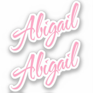 Abigail 2x Vinyl Sticker