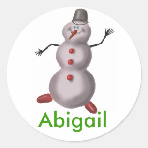 Abigaïl a personnalisé les autocollants nommés