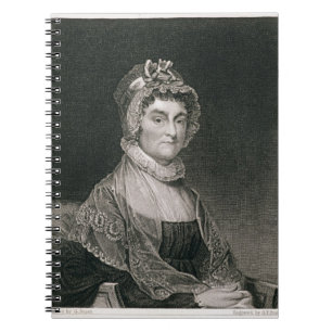 Abigail Adams, gegraveerd door G.F. Storm (fl.c.18 Notitieboek