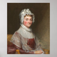 Abigail Adams - Poster d'art raffiné Gilbert Stuar