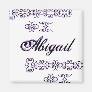 Abigail Designer Name III Magnet Magneet