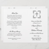 Abigail katholieke bruiloft - programma voor volle (Voorkant / Achterkant)