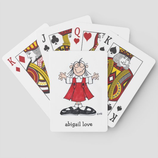 ABIGAIL LOVE DECK OF PLAYCARDS POKERKAARTEN (Achterkant)