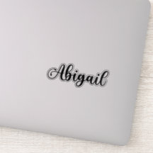 Abigail Naam - Handgeschreven kalligrafie