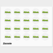 Abigail Ronde Sticker (Vel)