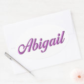 Abigail sticker naam (Envelop)
