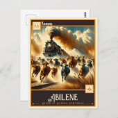 Abilene, Kansas |  Briefkaart (Voorkant / Achterkant)