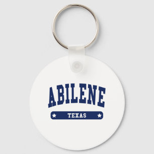 Abilene Texas College Style t shirten Sleutelhanger