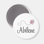 Abilene Texas T-shirt Magneet (Voorkant / Achterkant)