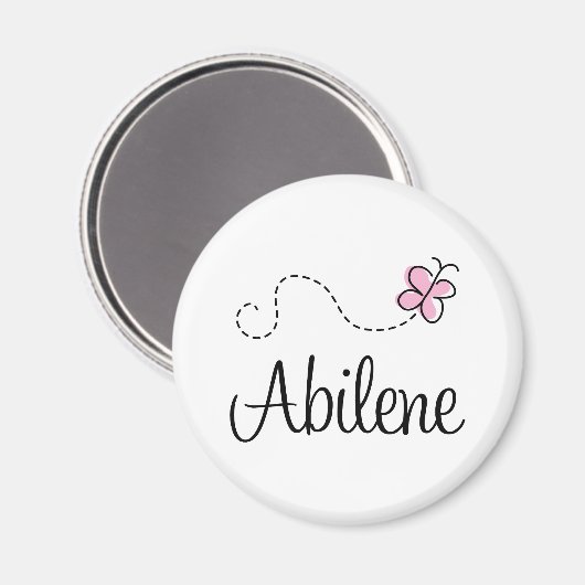 Abilene Texas T-shirt Magneet (Voorkant / Achterkant)