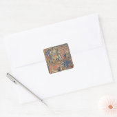 Abimelech en Samson Vierkante Sticker (Envelop)