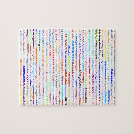 Abingdon Texte Design II Puzzle (Horizontal)
