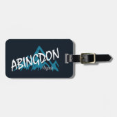 Abingdon Virginia Mountains Bagagelabel (Voorkant horizontaal)