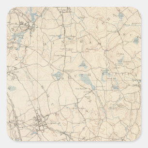 Abington, Massachusetts Vierkante Sticker