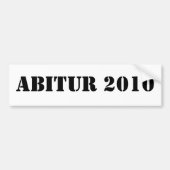 ABITUR 2010 BUMPERSTICKER (Voorkant)