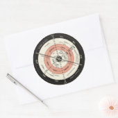 Abizaid New Correct Map van de Flat Earth Stickers (Envelop)