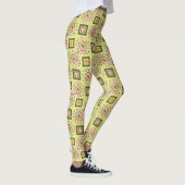 ABL - 0246 - Mandala vert - Leggings (Droite)