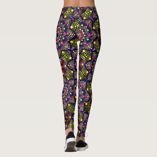 ABL - 0266 - ColorfulMandala - Leggings (Dos)