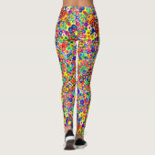 ABL - 0272 - Dotting coloré - Leggings (Dos)