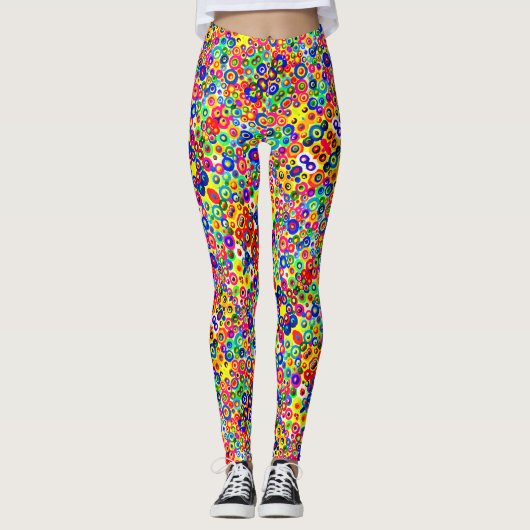 ABL - 0272 - Dotting coloré - Leggings (Devant)