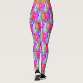 ABL - 161 - Roze harten - leggings (Achterkant)