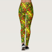 ABL - 304 - Gecko rouge - Leggings (Dos)