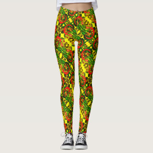 ABL - 304 - Gecko rouge - Leggings
