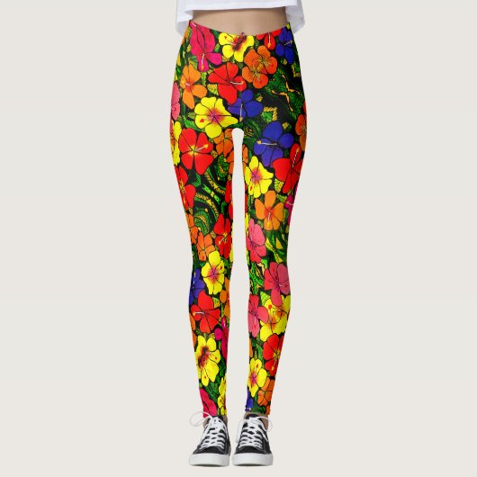ABL - 309 - Couleur Hibiscus - Leggings (Devant)