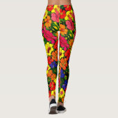 ABL - 309 - Hibiscus Color - Leggings (Achterkant)