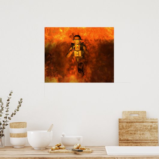 Ablaze Poster (Keuken)