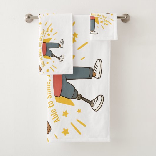 Able à briller, comme vous ensemble de serviettes (En situation)