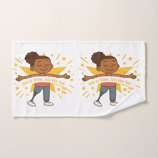 Able à briller, comme vous ensemble de serviettes (Serviette à main)