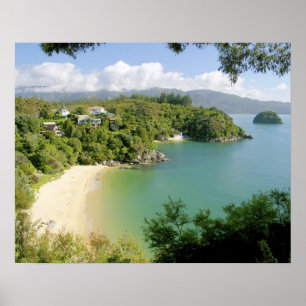 Able Tasman NP, Nelson, Nieuw-Zeeland. De vele Poster