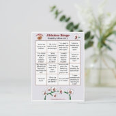 Ableism Bingo Kaart Handicap Editie Volume 2 (Staand voorkant)