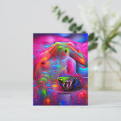 Ablutofobie Briefkaart (Staand voorkant)