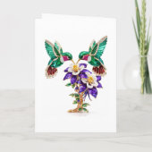 ABN Hummingbird Any Letters Custom Folded Wedding (Achterkant)