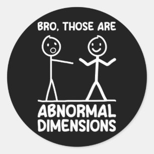 Abnormale Afmetingen Workout Gym Grappig Bodybuild Ronde Sticker