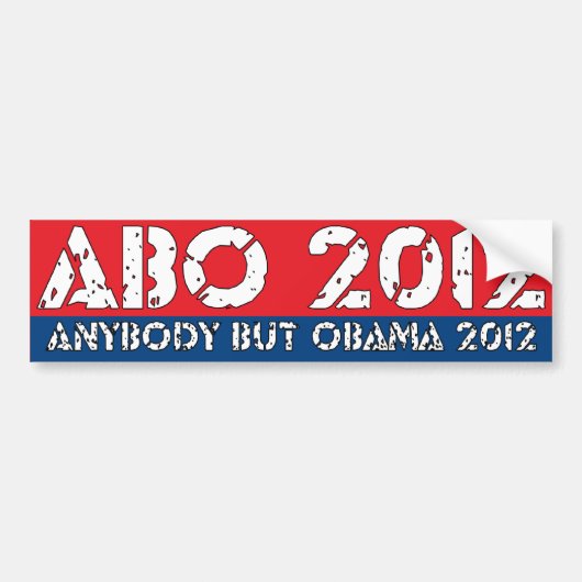 ABO 2012 BUMPERSTICKER (Voorkant)