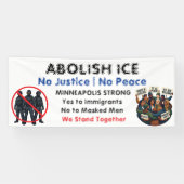Abolish ICE | Bring Back Compassion and Empathy Spandoek (Horizontaal)