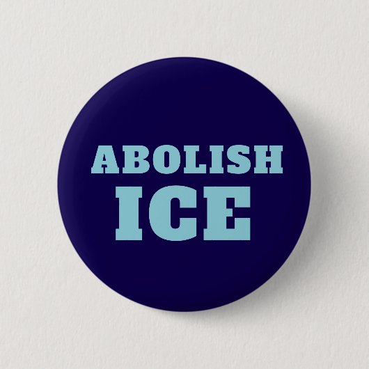 Abolish ICE Protest Sticker Decal  Ronde Button 5,7 Cm (Voorkant)