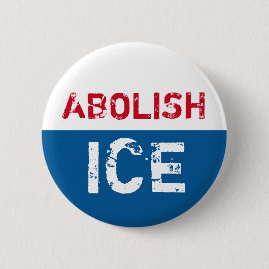 ABOLISH ICE RONDE BUTTON 5,7 CM (Voorkant)
