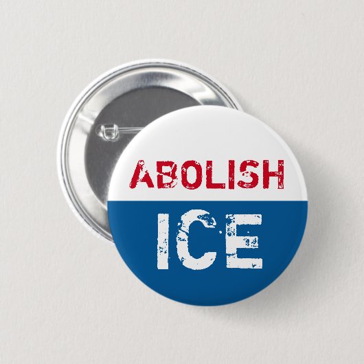 ABOLISH ICE RONDE BUTTON 5,7 CM (Voorkant /achterkant)