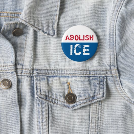 ABOLISH ICE RONDE BUTTON 5,7 CM (In situ)