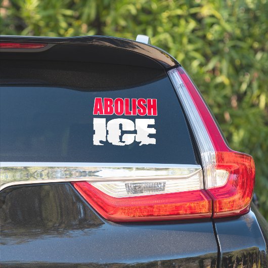 Abolish ICE Sticker (Auto Zijkant)