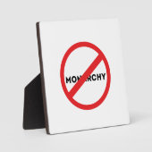 Abolish the Monarchy Fotoplaat (Voorkant)