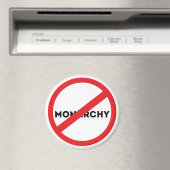 Abolish the Monarchy Magneet (Insitu (Vaatwasser))
