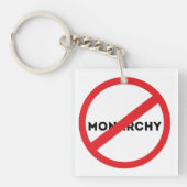 Abolish the Monarchy Sleutelhanger (voorkant)