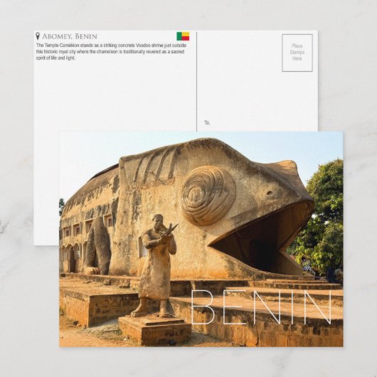 Abomey, Bénin Carte Postale de Voyage (Devant / Derrière)