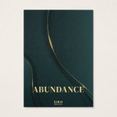 Abondance Carte d'affichage de bijoux à oreille si (Dos)